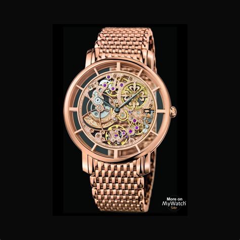 Montre squelette or rose 5180/1R